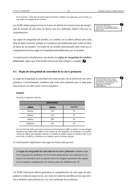 Bases de datos: Software libre - Universitat Oberta de Catalunya