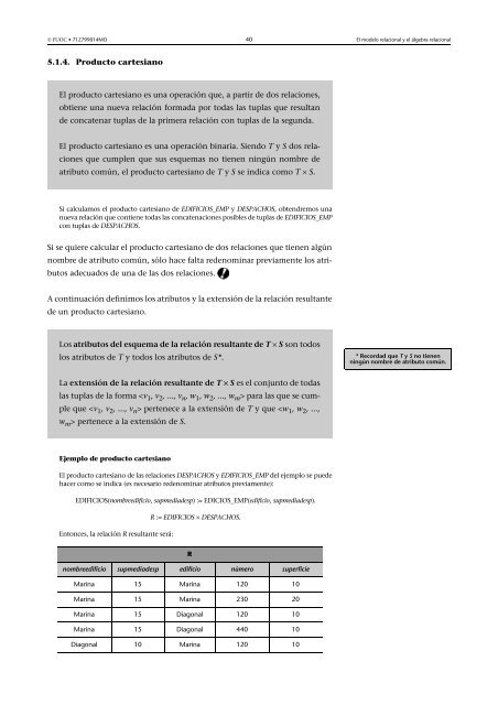 Bases de datos: Software libre - Universitat Oberta de Catalunya