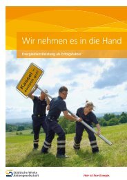 Wir nehmen es in die Hand - StÃ¤dtische Werke AG