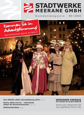 Kommen Sie in Adventsstimmung! - Stadtwerke Meerane GmbH