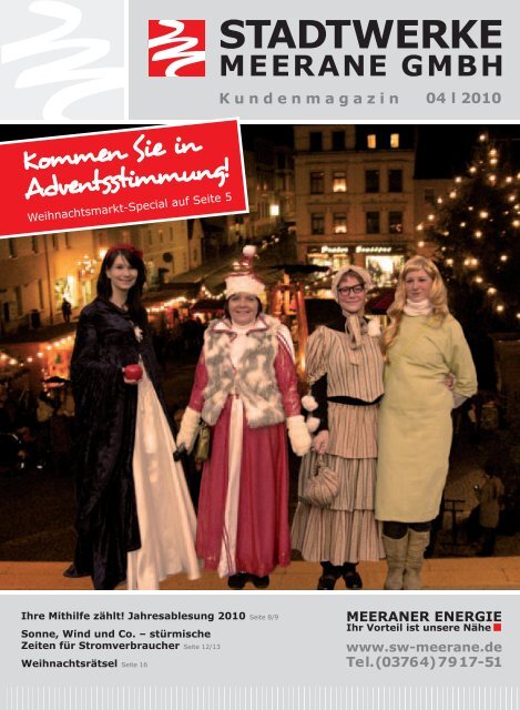 Kommen Sie in Adventsstimmung! - Stadtwerke Meerane GmbH