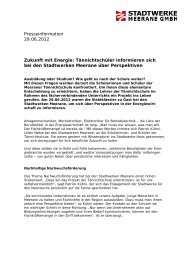 29.06.2012: Zukunft mit Energie - Stadtwerke Meerane GmbH