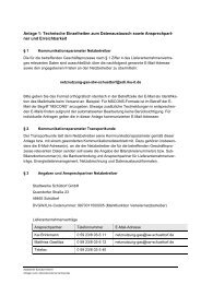 Anlage 1: Technische Einzelheiten zum ... - Sw-schuettorf.de
