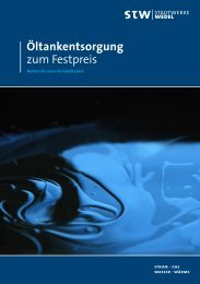 Ãltankentsorgung zum Festpreis - Stadtwerke Wedel