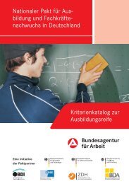 Nationaler Pakt fÃ¼r Ausbildung und FachkrÃ¤ftenachwuchs