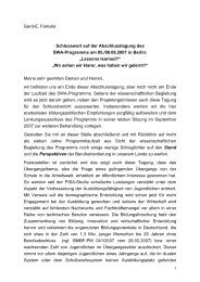 Das Schlusswort von Prof. Dr. Gerd-E. Famulla, wiss. Begleitung des ...