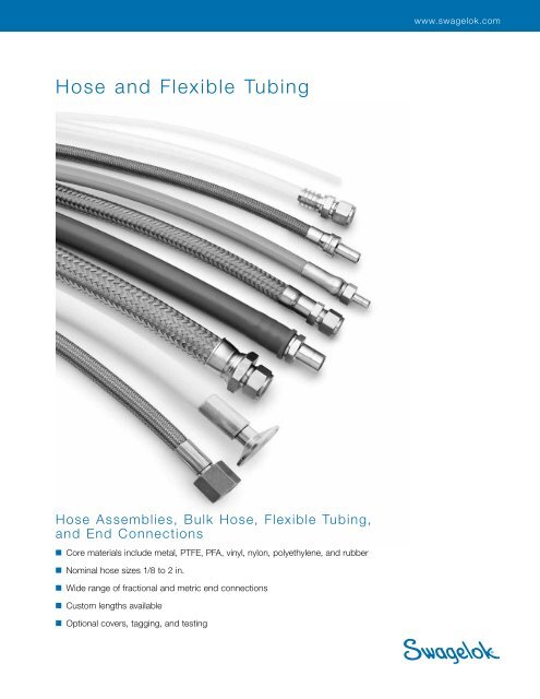 Hose and Flexible Tubing (MS-01-180;rev_6;en-US) - Swagelok