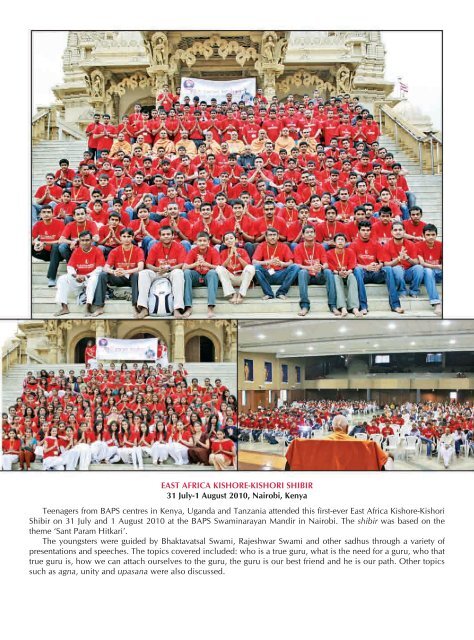 Annual Subscription Rs. 60 September 2010 - Swaminarayan Sanstha