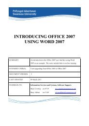 Introduction to MS Office 2007