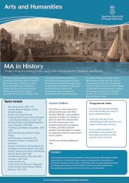 MA in History - Swansea University