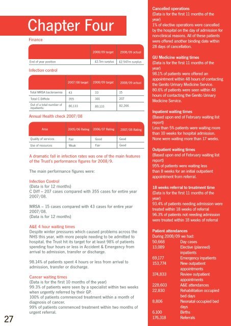 Annual Review 2009 - Sandwell & West Birmingham Hospitals