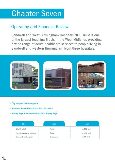 Annual Review 2009 - Sandwell & West Birmingham Hospitals