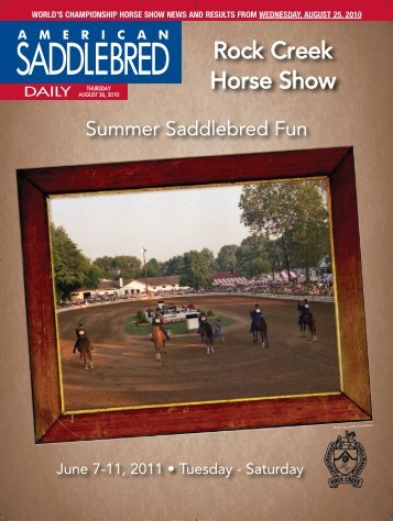 Summer Saddlebred Fun - American Saddlebred Horse Association