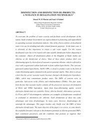 formation potential of haloacetic acids and trihalomethanes