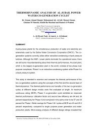 THERMODYNAMIC ANALYSIS OF AL-JUBAIL POWER/ WATER CO ...