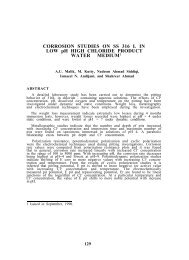 CORROSION STUDIES ON SS 316 L IN LOW pH HIGH CHLORIDE ...