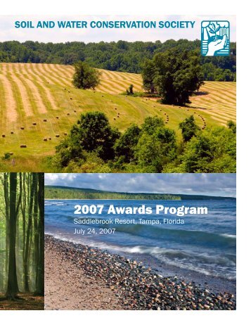 2007 Awards Program - Soil and Water Conservation Society