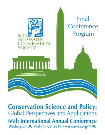 2011 Annual Conference Final Program - Soil and Water ...