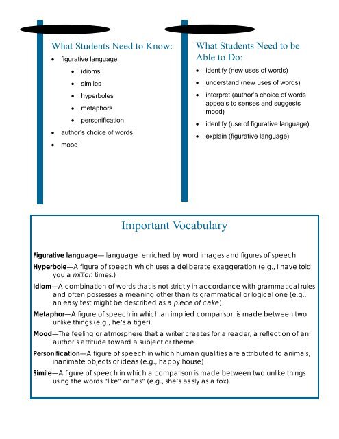 5th - figurative language