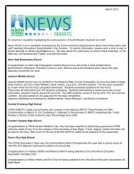 March 2012 An electronic newsletter highlighting the achievements ...