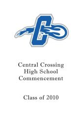 CCHS 2010 Graduation Program.indd