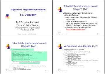 11. Doxygen - Gruppe Softwaretechnik fÃ¼r Verteilte Systeme