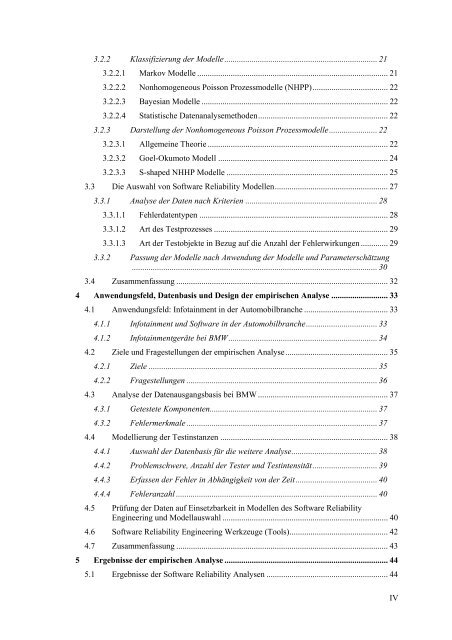 Software Reliability Engineering im Infotainment - Georg-August ...