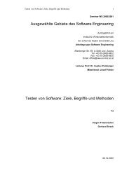 Testen von Software: Ziele, Begriffe und Methoden