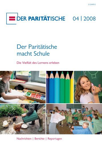 Der Paritätische macht Schule - Der Paritätische Wohlfahrtsverband