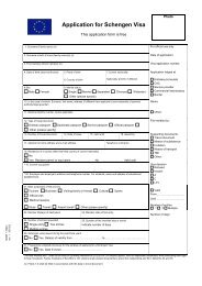 Application for Schengen Visa - Sweden Abroad