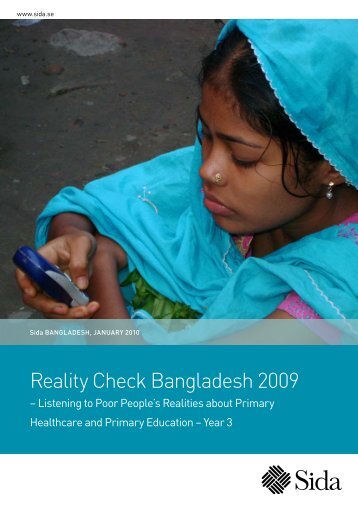 Reality Check Bangladesh 2009 - Sida