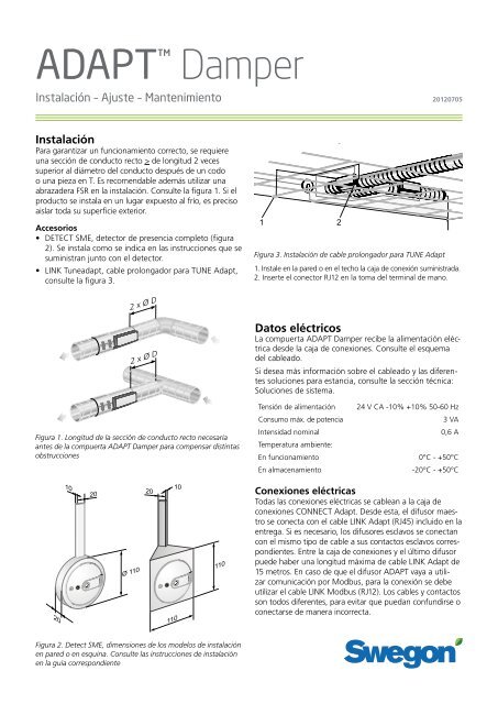 ADAPTTM Damper - Swegon