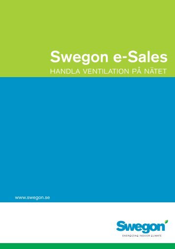 Swegon e-Sales