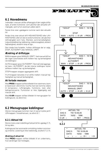 Aggregat GOLD, version 4 - Swegon