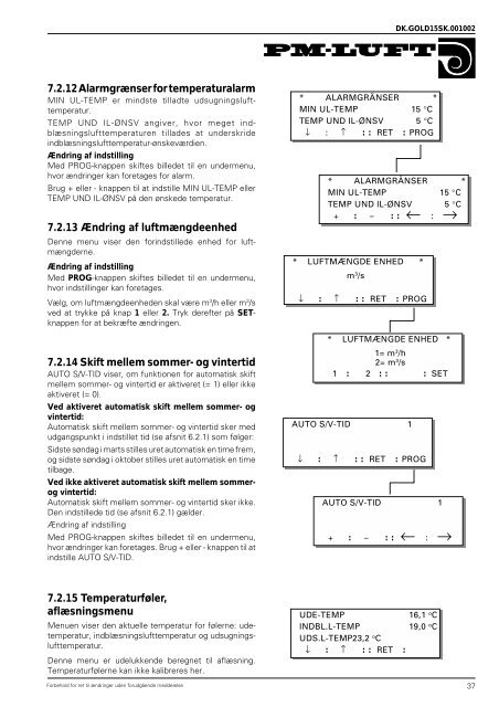 Aggregat GOLD, version 4 - Swegon