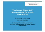 The Second Global Shift