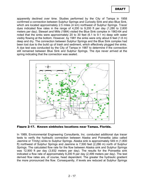 The Determination of Minimum Flows for Sulphur Springs, Tampa