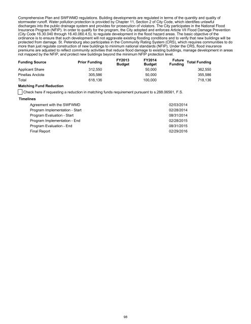 Tampa Bay Region - Southwest Florida Water Management District