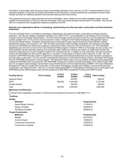 Tampa Bay Region - Southwest Florida Water Management District