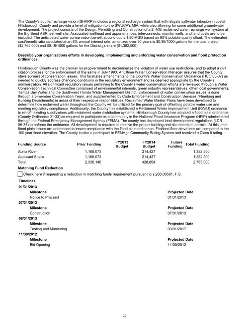 Tampa Bay Region - Southwest Florida Water Management District