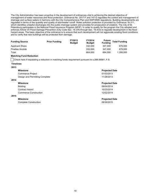 Tampa Bay Region - Southwest Florida Water Management District