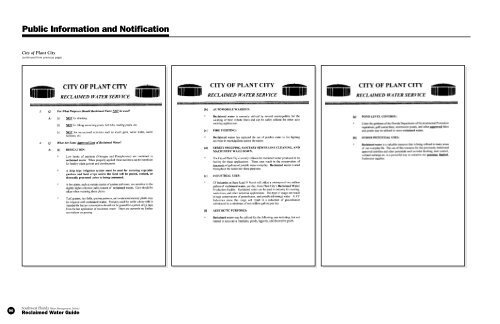 Reclaimed Water Guide - Southwest Florida Water Management ...