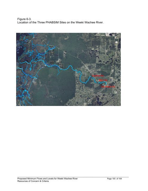 Weeki Wachee River System Recommended Minimum Flows and ...