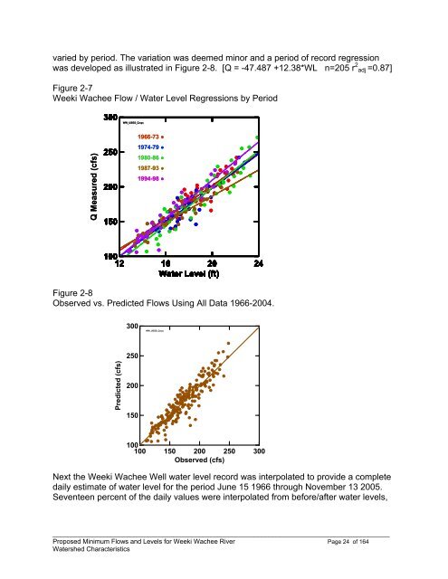 Weeki Wachee River System Recommended Minimum Flows and ...