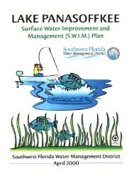 Lake Panasoffkee SWIM Plan - Southwest Florida Water ...