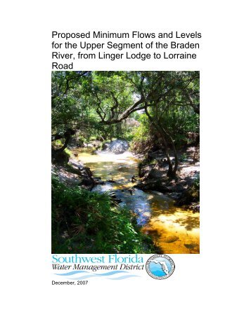 Chapter 1 Minimum Flows and Levels - Southwest Florida Water ...