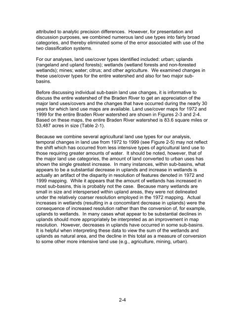 Chapter 1 Minimum Flows and Levels - Southwest Florida Water ...