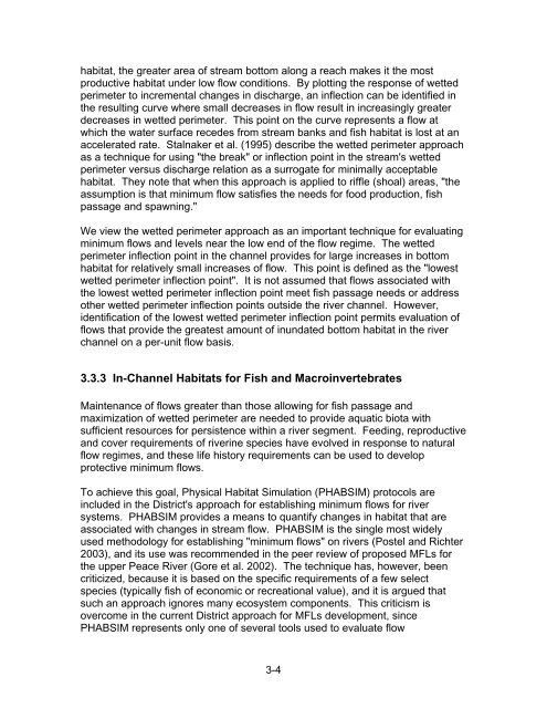 Chapter 1 Minimum Flows and Levels - Southwest Florida Water ...