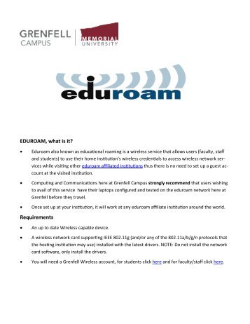 Eduroam Setup