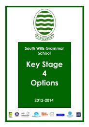 Parent/Guardian Copy - South Wilts Grammar School for Girls